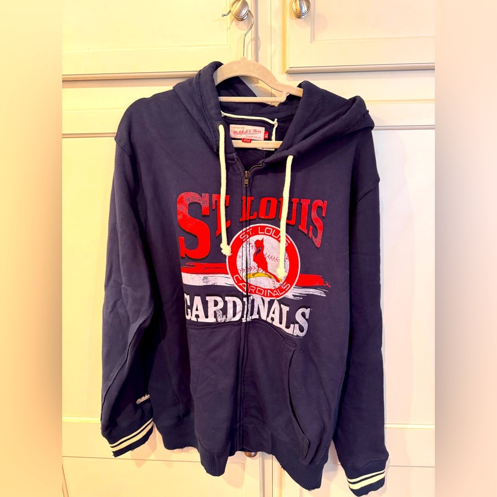St. Louis Cardinals Navy Blue Hoodie
